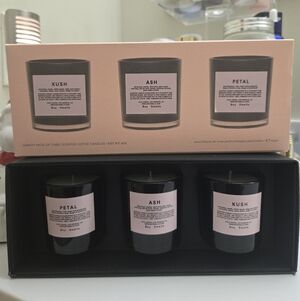 Boy Smells Scented Candle Set Of 3 Small Candles